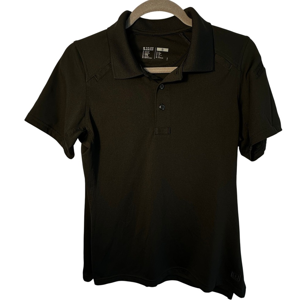 5.11 Tactical Performance Short Sleeve Polo‎ Mens Size S Moisture Wick Quick Dry
